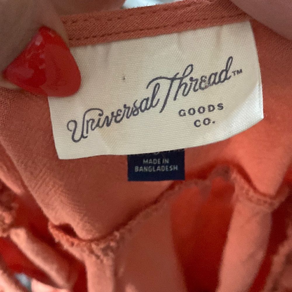 Universal Thread Apricot Womens Flutter Sleeveles… - image 10